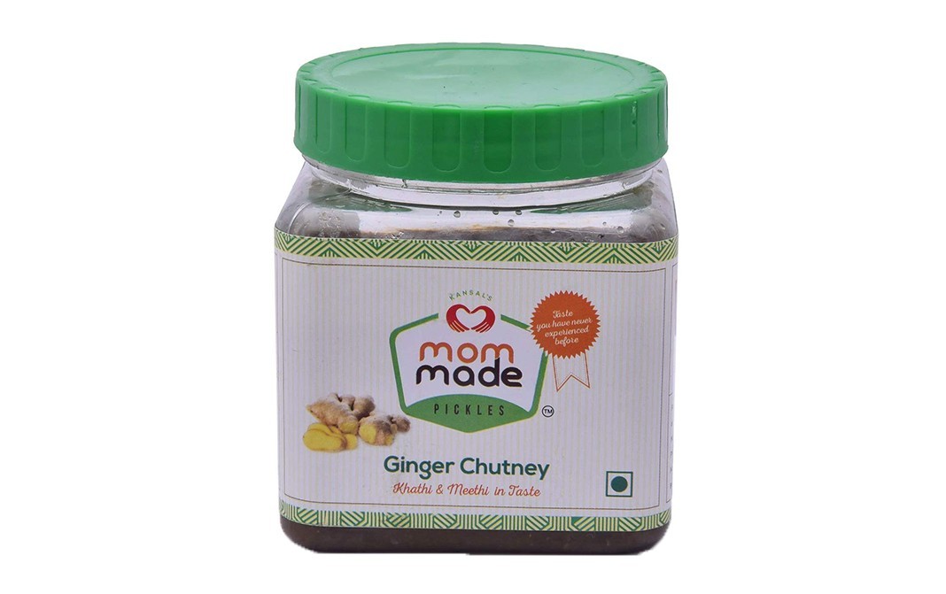 Mom Made Pickles Ginger Chutney    Plastic Jar  500 grams